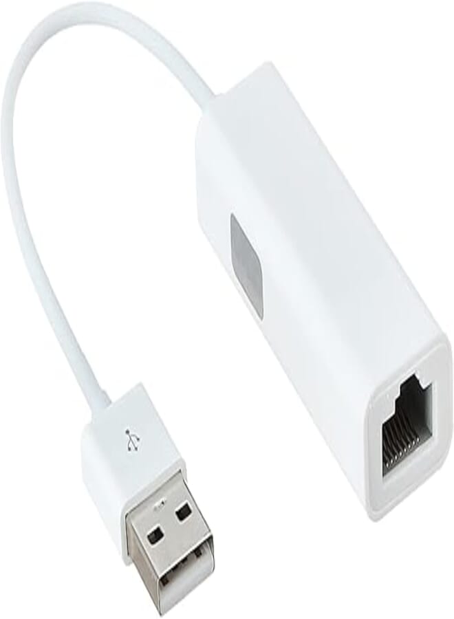 Keendex kx1733 usb to ethernet adapter - white